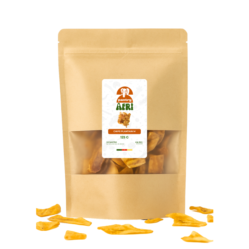 Chips de Banane Plantain Mûre
