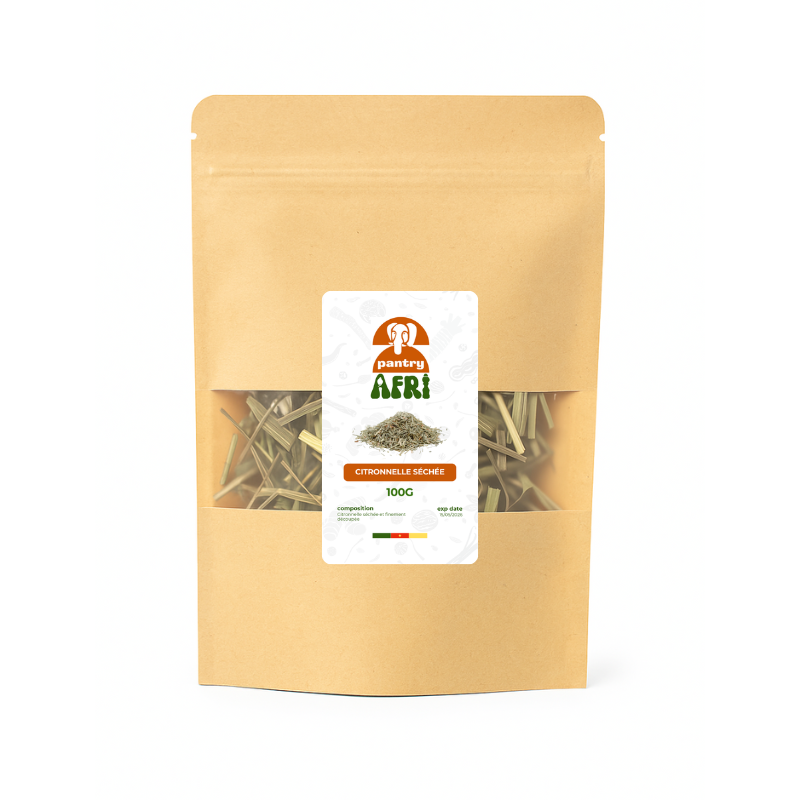 Citronnelle séchée en copeaux