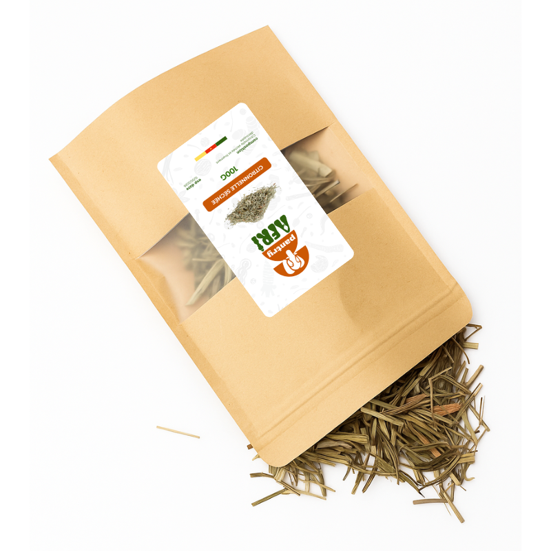 Citronnelle séchée en copeaux